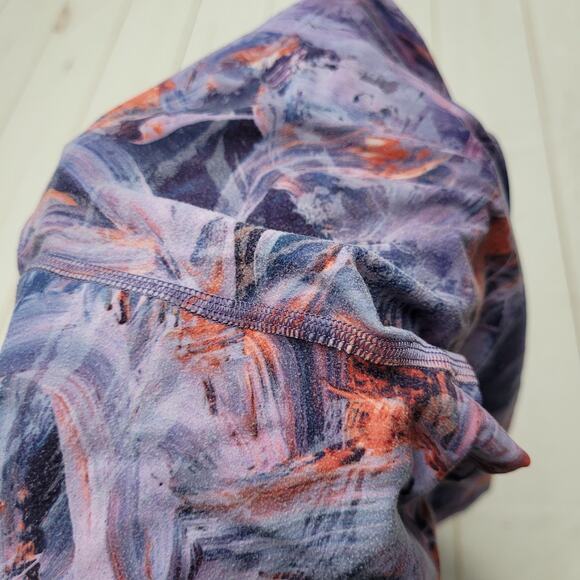 Lululemon base pace high rise crop leggings tights purple  23" - Picture 7 of 8